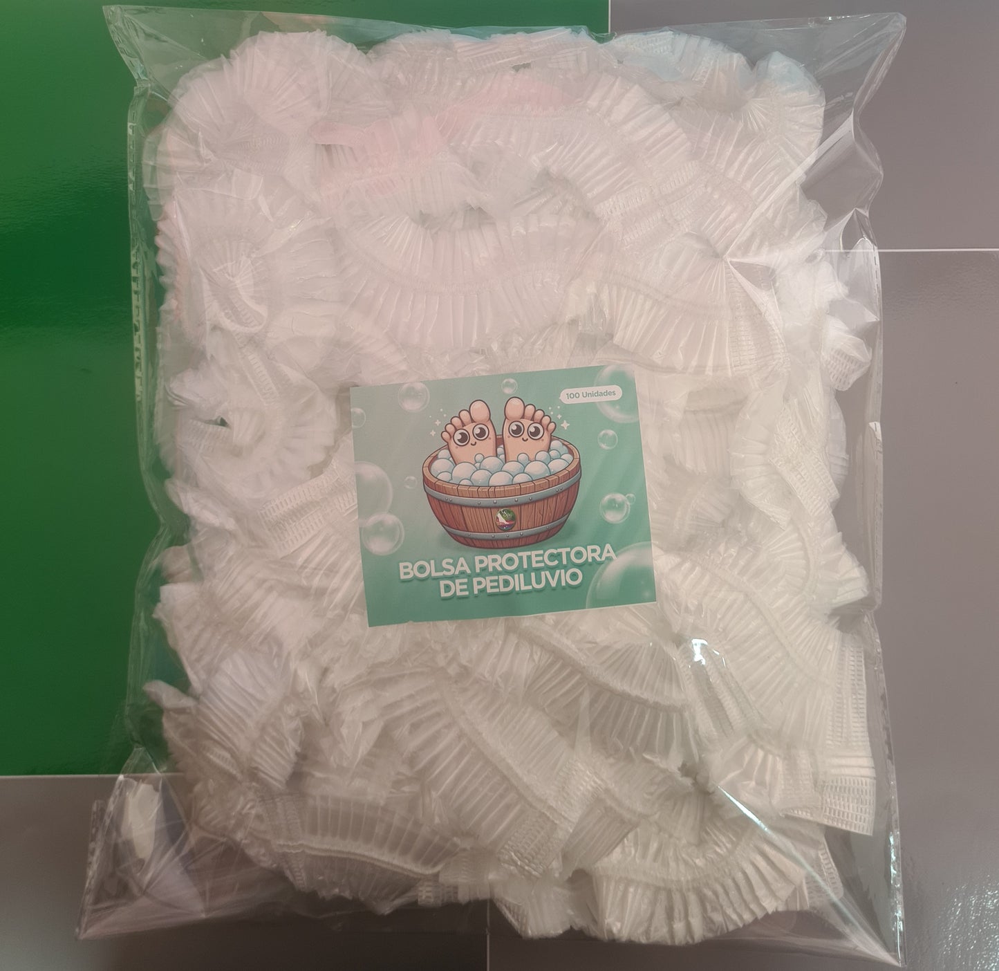 bolsas de pedicure plissadas