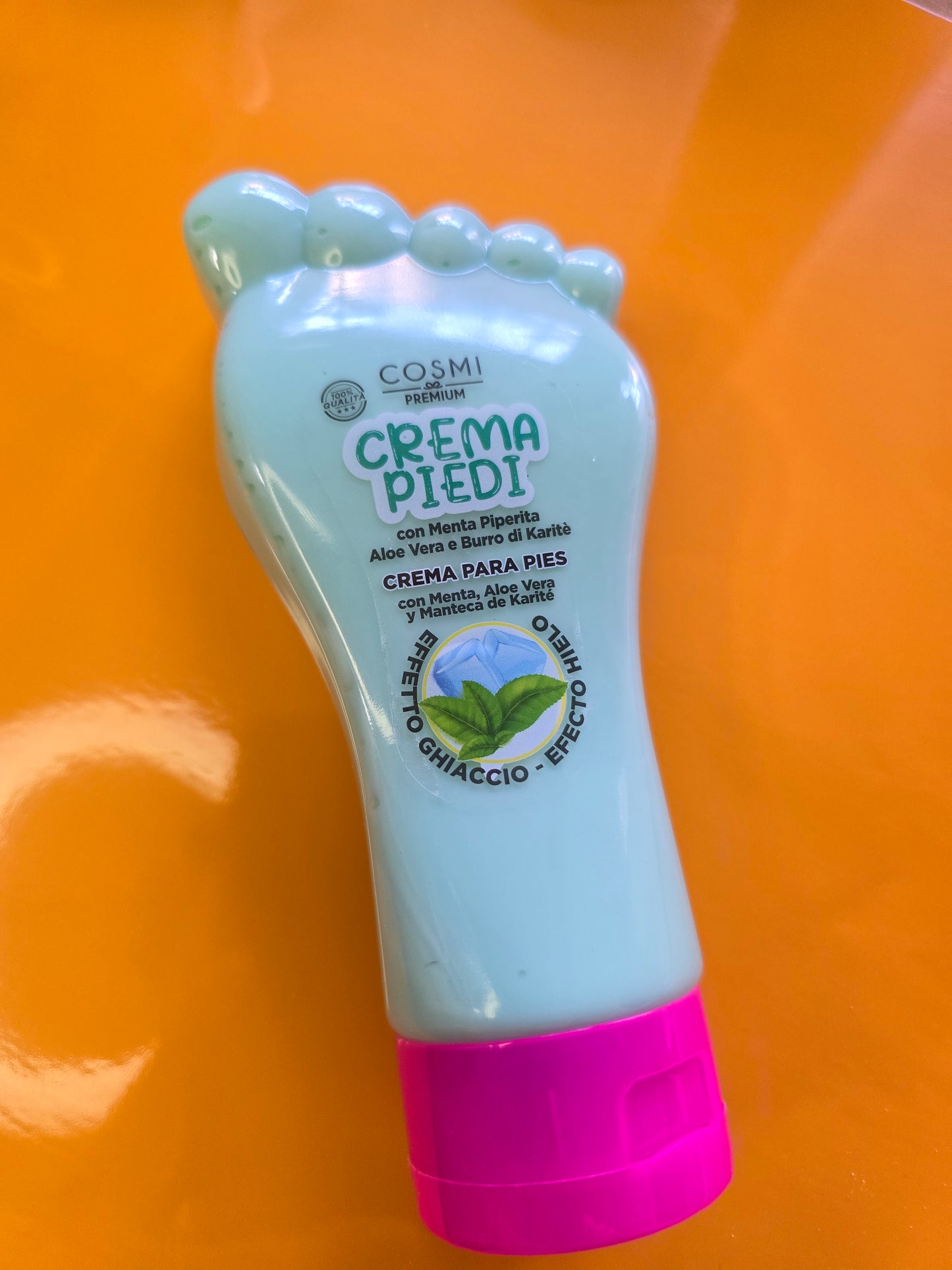 creme pedicure efeito frio 180ml cosmi