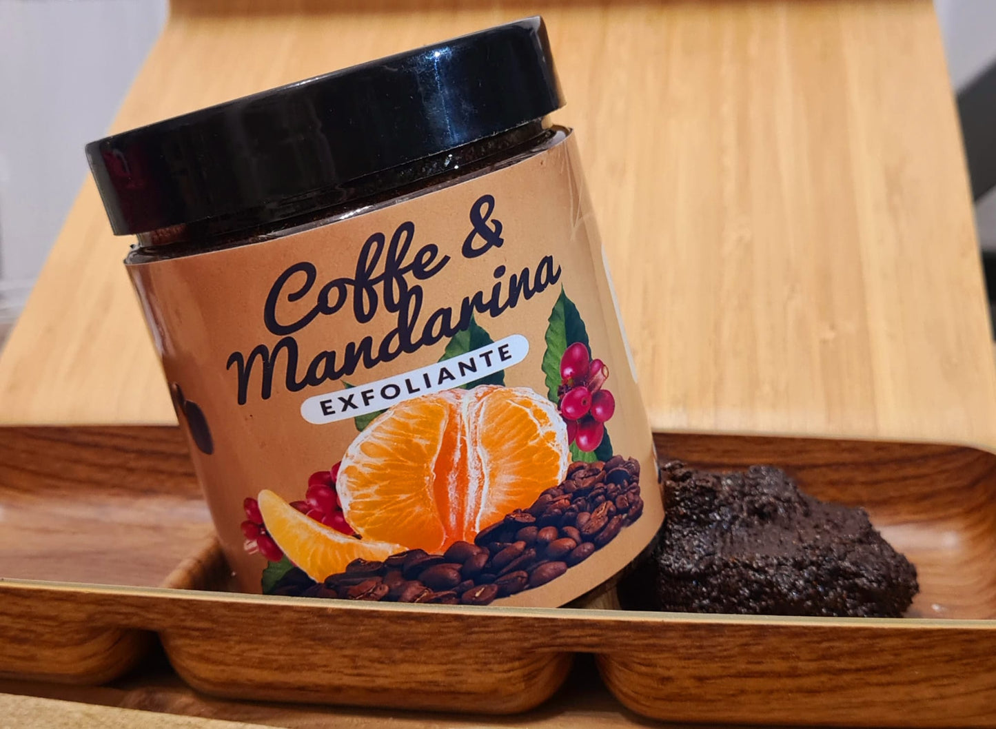 Gel esfoliante Café e Tangerina