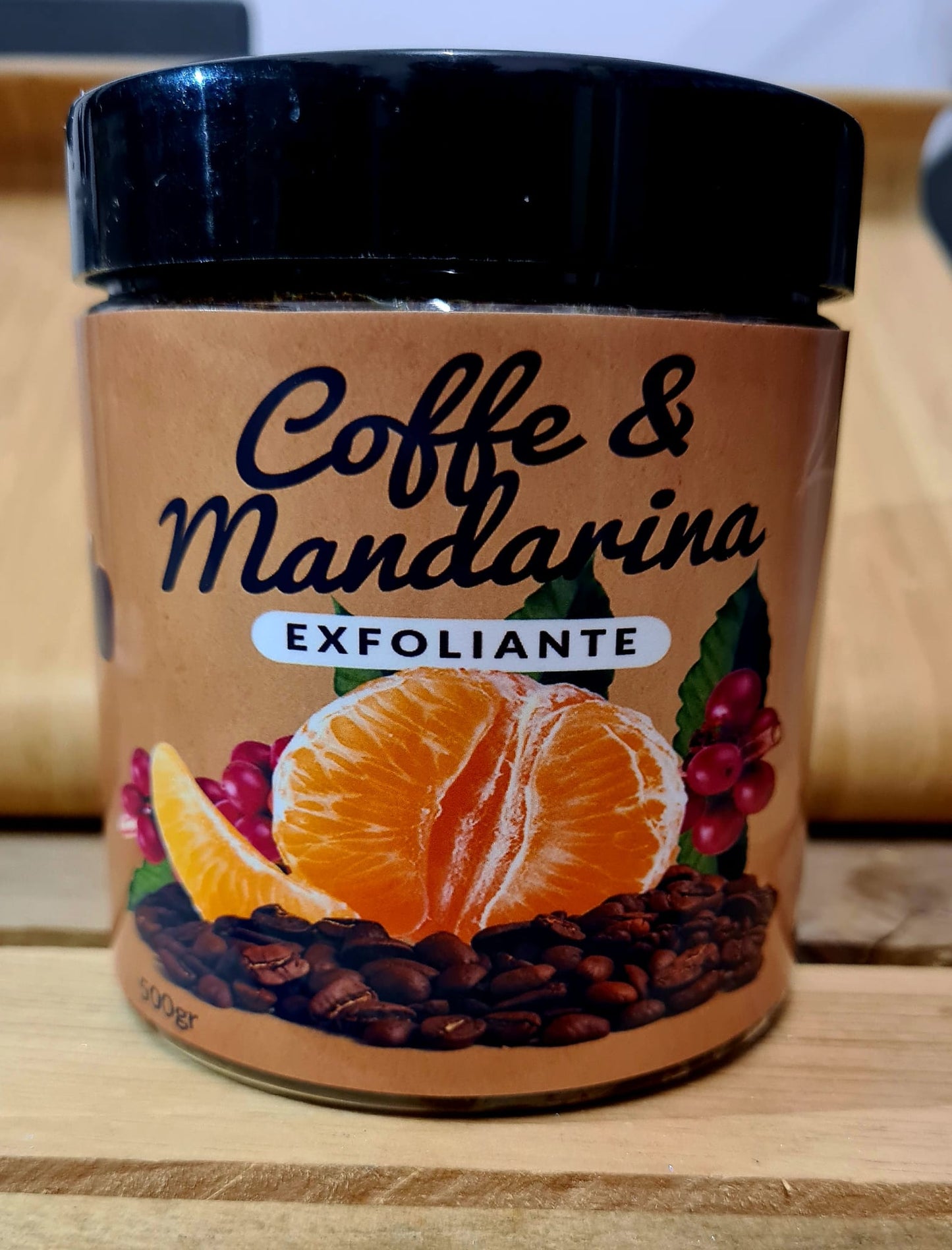Gel esfoliante Café e Tangerina