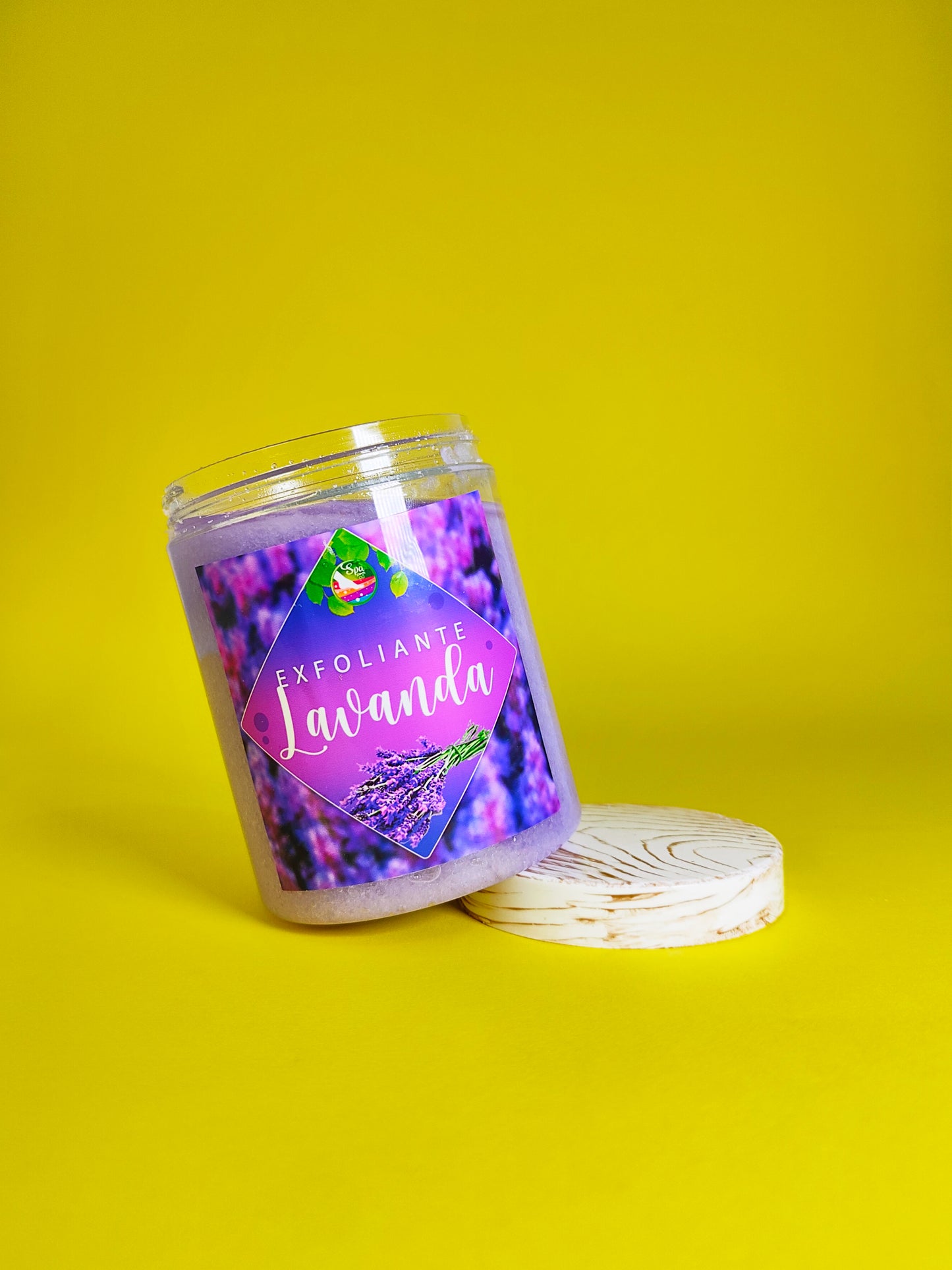 Gel esfoliante de lavanda