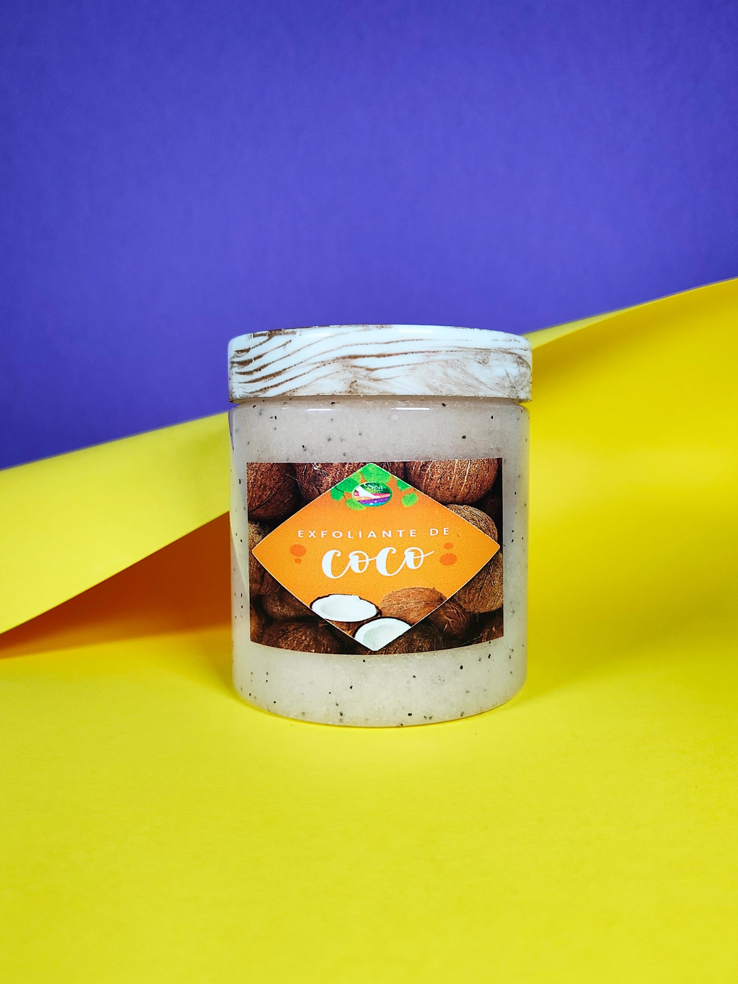 Gel esfoliante de coco