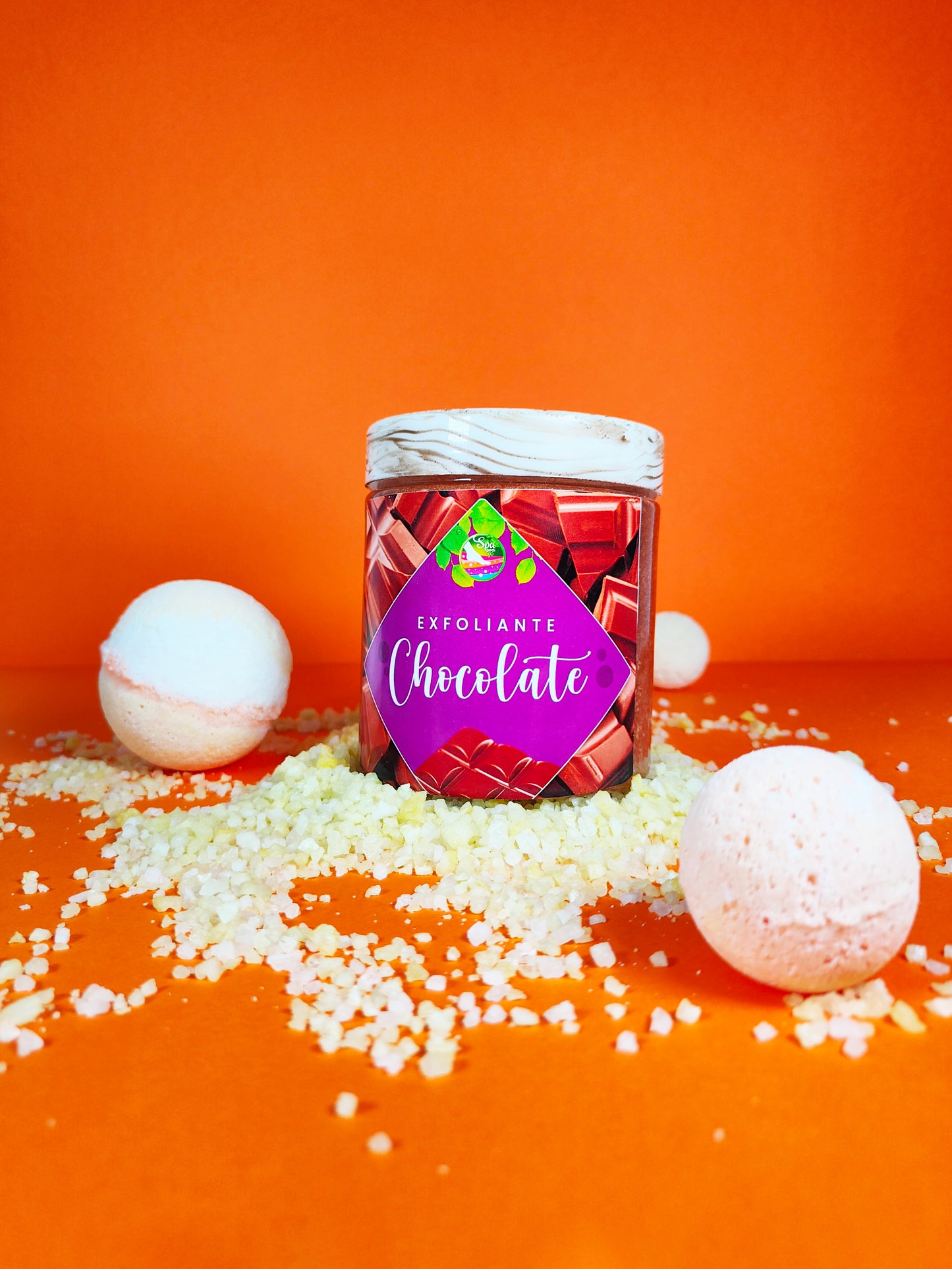 Gel esfoliante de chocolate