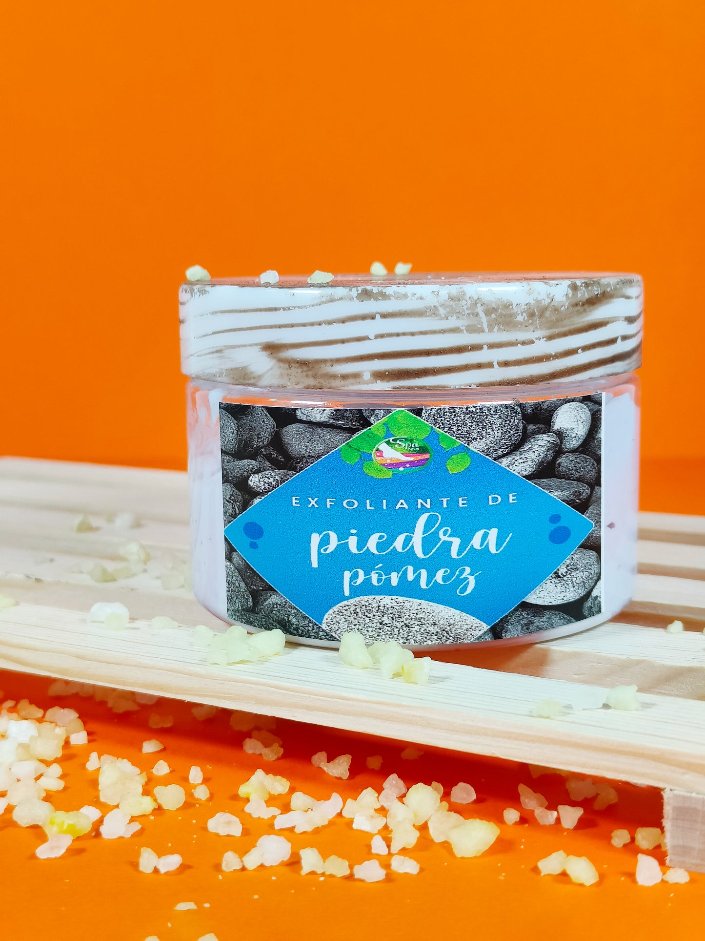 Gel esfoliante de pedra-pomes