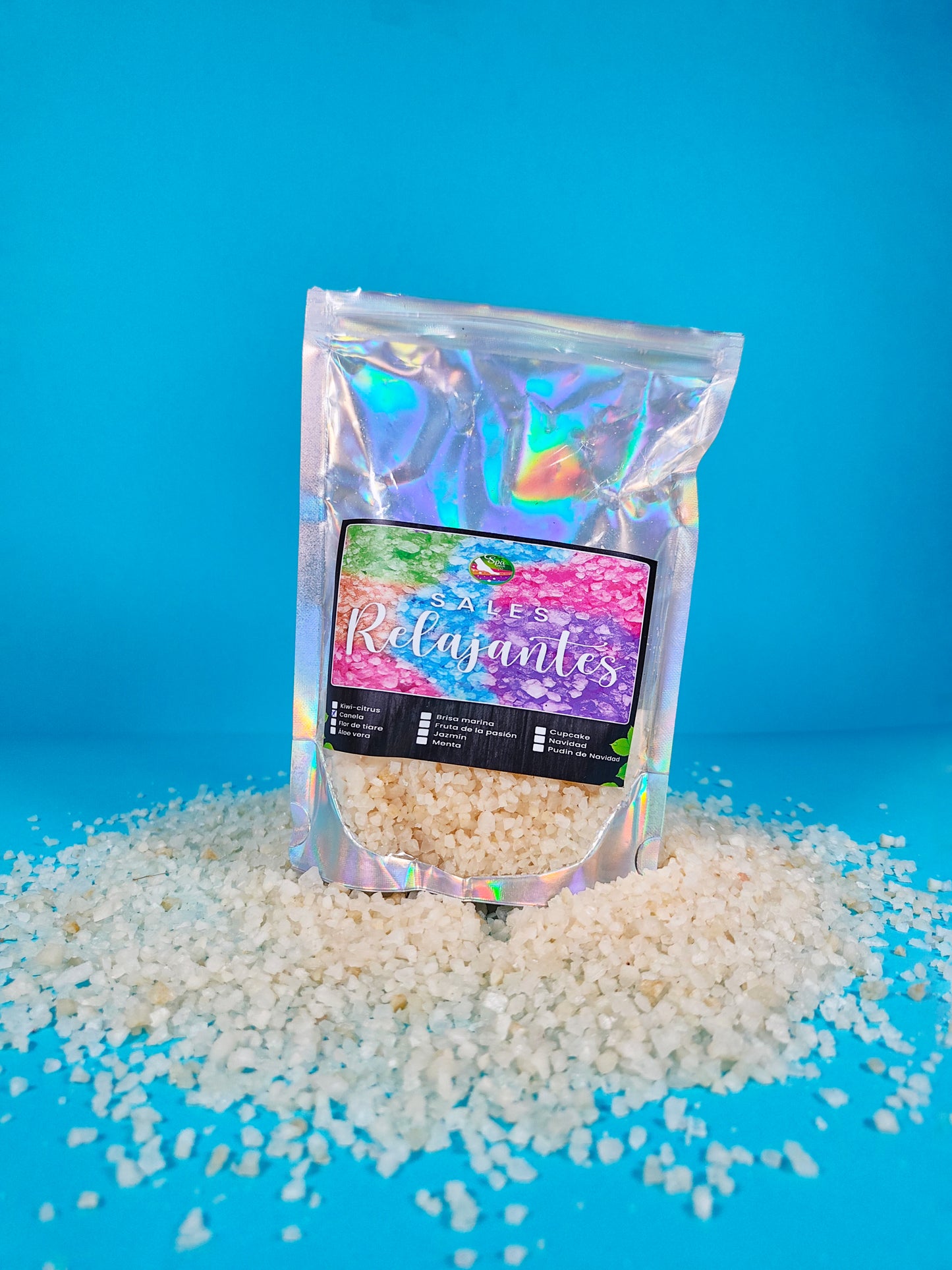 Sais relaxantes de canela