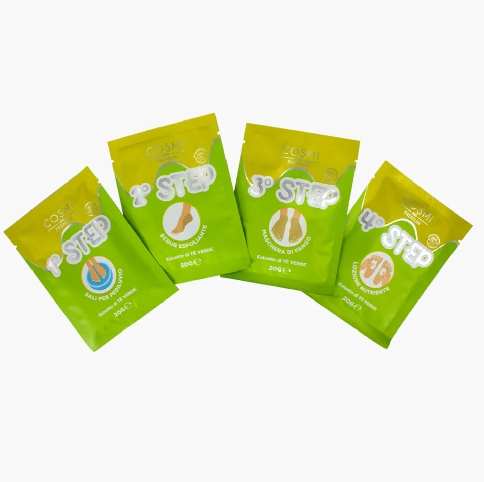 conjunto de spa. chá verde cosmi