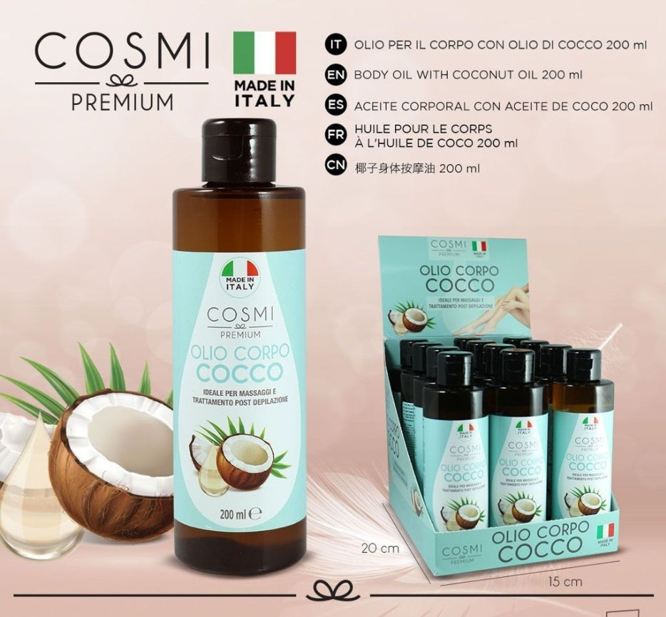 óleo de coco 200ml cosmi