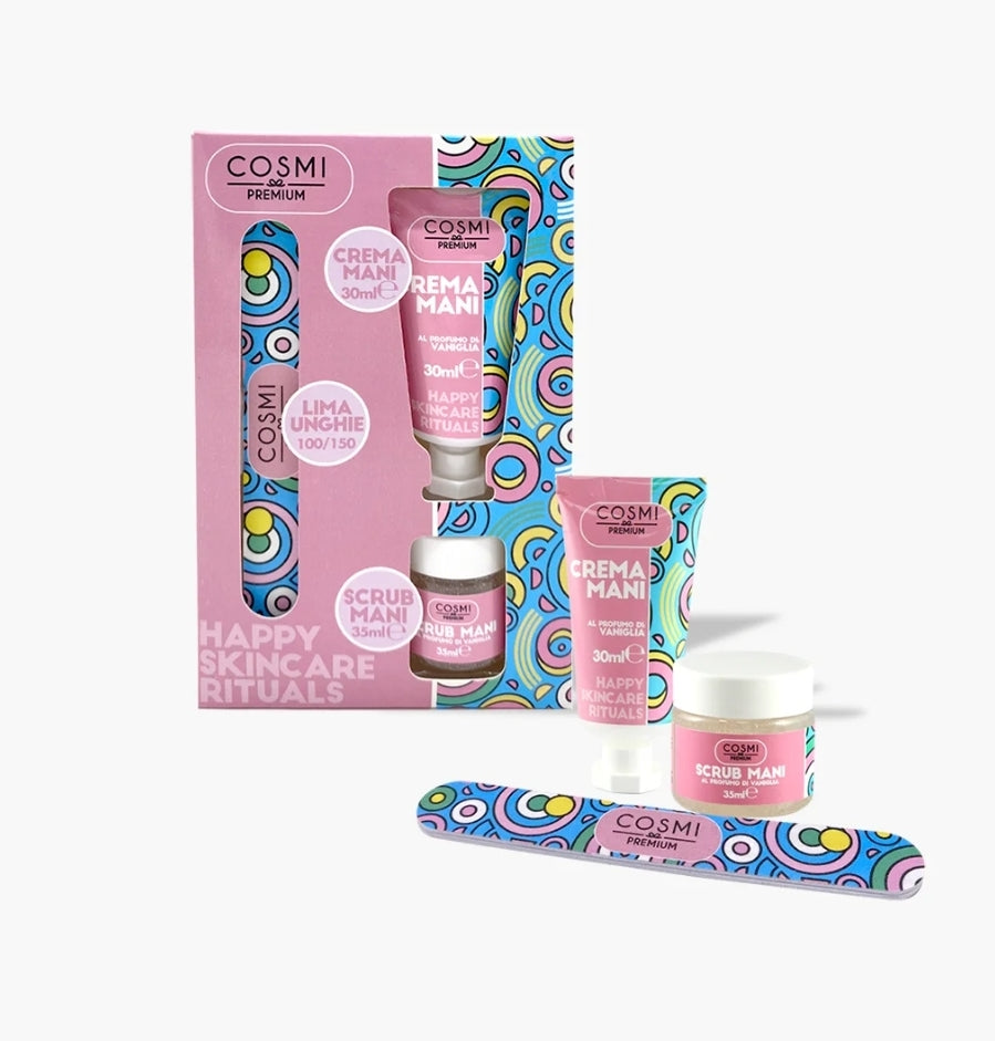 pacote de presente para cuidados com as mãos