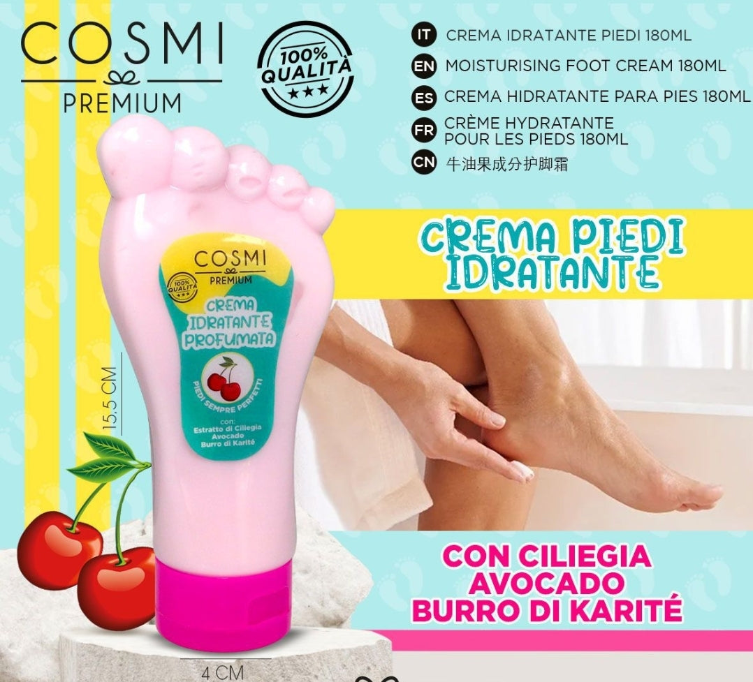 creme piedi de hidratação profunda 180ml cosmi