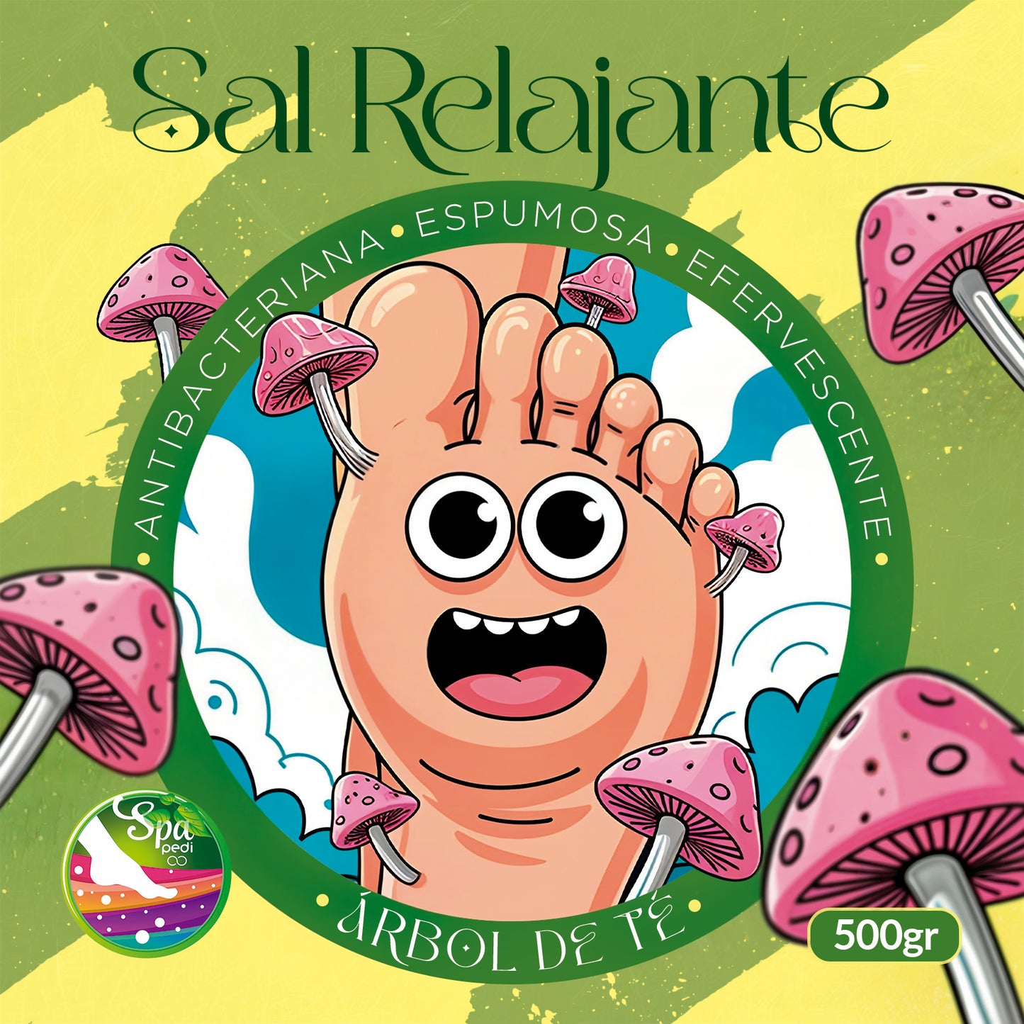 sais relaxantes da árvore do chá