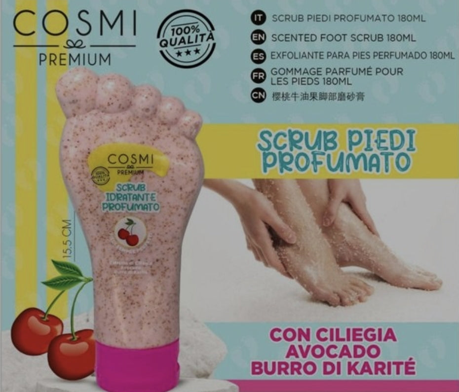 exfoliante piedi perfumado cosmi