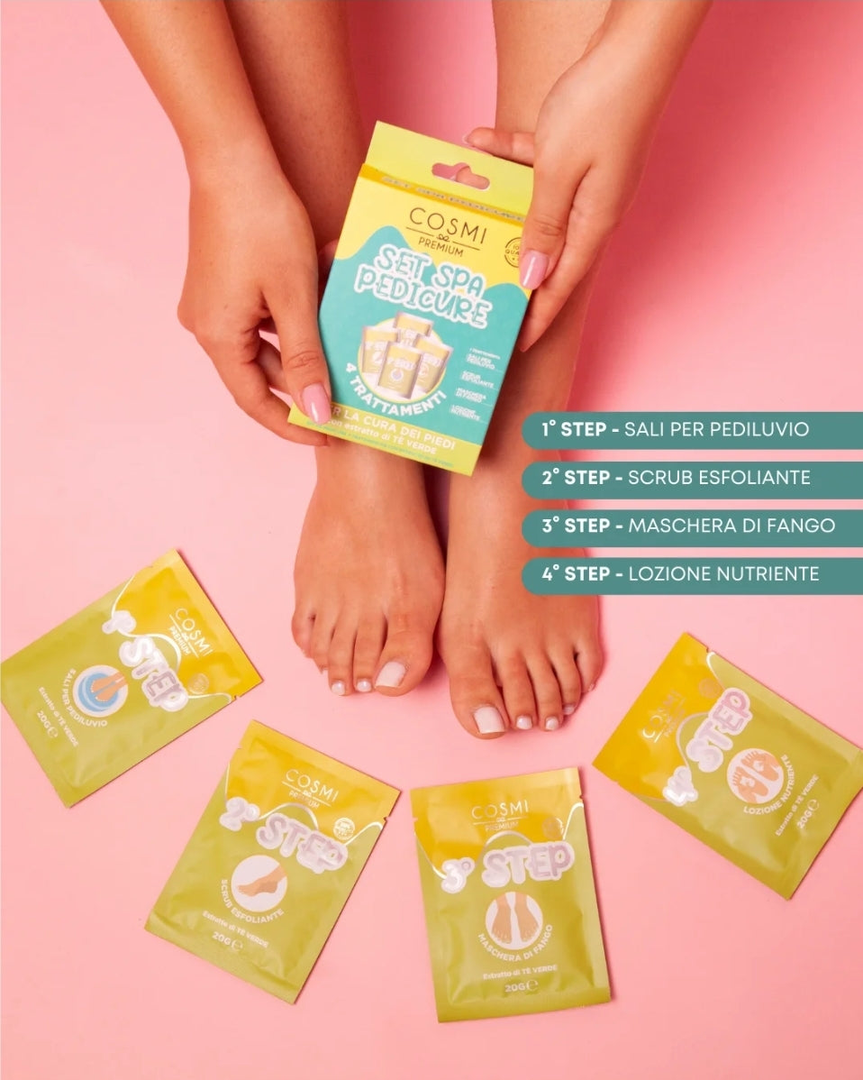 conjunto de spa. chá verde cosmi