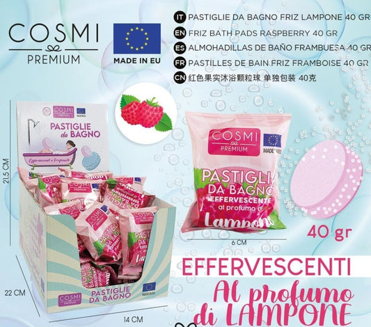 pastillas efervescente perfumada 40gr